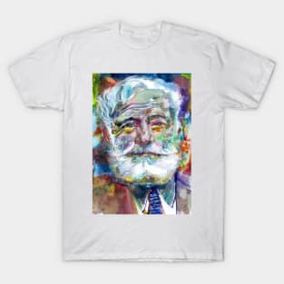 ERNEST HEMINGWAY watercolor portrait .2 T-Shirt